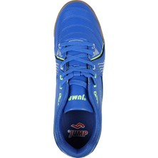 Jump 28003 Mavi - Neon Yeşil Halı Saha Krampon Futbol Ayakkabısı