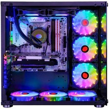 Cold Power Atx 7 * Argb Sessiz Fan Temper Cam Gaming Rgb Kontrolcüsü ve Uzaktan Kumanda Kasa