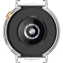 Novstrap Huawei Watch Gt4 41MM ile Uyumlu Ekran Koruyucu Cam ve Kasa Koruyucu Kılıf Sert Pc