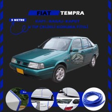 STS Oto Aksesuar Fiat Tempra Oto Araç Kapı Koruma Fitili 5metre Parlak Mavi Renk