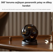 Imou Rex 3D Iç Ortam Wi-Fi PT Kamera 3 MP - Evcil Hayvan Algılama-Gece GÖRÜŞ-360° Hareket-Hareket ve Insan Algılama-İki Yönlü Konuşma-SD KART-ONVIF-(IPC-GS2DP-3K0W)