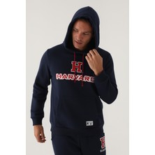 Harvard Lacivert Erkek Sweatshirt