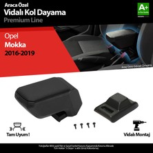 S-Dizayn Opel Mokka Abs Vidalı Kol Dayama Kolçak Siyah 2016-2019 A+ Kalite