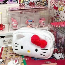 Love Home Hello Kitty Peluş Kalem Sevimli Büyük Kapasiteli Öğrenci Kırtasiye Çanta (Yurt Dışından)