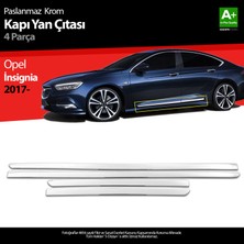 Opel Insignia Krom Kapı Yan Çıtası 4 Prç. 2017 Üzeri