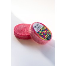 Efsun Doğal Süngerli Bubble Gum Özlü Sabun, Bubble Gum Sabunu, Süngerli Banyo Sabunu 135 Gr.