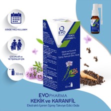 Evopharma Kekik ve Karanfil Ekstraktı İçeren Sprey Takviye Edici Gıda