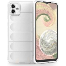 FitCase Samsung Galaxy A04 Kılıf Optimum Lens Çerçeveli Silikon Kapak