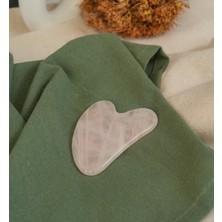 The Stone Passion Pembe Kuvars Gua Sha Doğal Taş