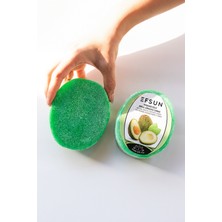 Efsun Doğal Süngerli Avokado Özlü Sabun, Avokado Sabunu, Süngerli Banyo Sabunu 135 Gr.