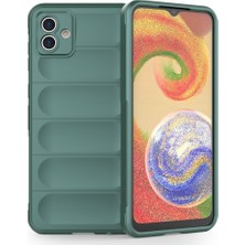 FitCase Samsung Galaxy A04 Kılıf Optimum Lens Çerçeveli Silikon Kapak