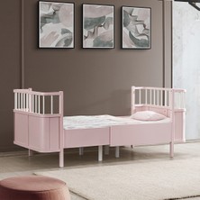 Setay Mdf Beşik Siesta Büyüyen Beşik 90 x 130 - Siesta Karyola 90 x 190 - Pembe