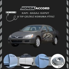 STS Oto Aksesuar Honda Accord Oto Araç Kapı Koruma Fitili 5metre Parlak Gri Renk
