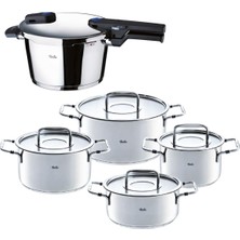 Fissler Bluepoint 4,5 Litre Düdüklü + 4 Parça Bonn Tencere Seti