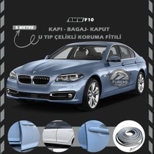 STS Oto Aksesuar Bmw F10 Oto Araç Kapı Koruma Fitili 5metre Parlak Gri Renk