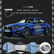 STS Oto Aksesuar Bmw G20 Oto Araç Kapı Koruma Fitili 5metre Parlak Gri Renk