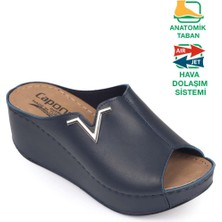 Capone Outfitters Kailey 6145 Kadın Dolgu Topuklu V Toka Terlik