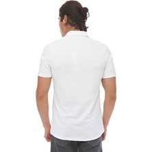 Raru Erkek Polo Pike T-Shirt Spero Beyaz