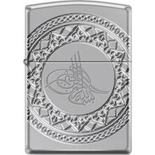 Zippo Ottoman Design Rüzgar Geçirmez Çakmak Pirinç Alaşım Malzeme Benzinli Yakıt Tipi