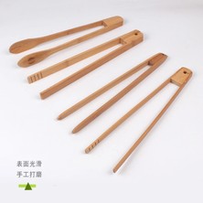 Wangchuang K 1 Adet 18-30 cm Küçük Bambu Yemek Maşası Barbekü Tost Makinesi Makarna Meyve Salatası Çay Klipleri Ev Mutfak Pişirme Aksesuarları (Yurt Dışından)