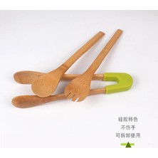 Wangchuang K 1 Adet 18-30 cm Küçük Bambu Yemek Maşası Barbekü Tost Makinesi Makarna Meyve Salatası Çay Klipleri Ev Mutfak Pişirme Aksesuarları (Yurt Dışından)