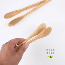 Wangchuang K 1 Adet 18-30 cm Küçük Bambu Yemek Maşası Barbekü Tost Makinesi Makarna Meyve Salatası Çay Klipleri Ev Mutfak Pişirme Aksesuarları (Yurt Dışından)