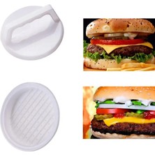 Wangchuang 1 Adet Burger Et Baskı Manuel Yuvarlak Pres Etli Turta Modeli Sığır Pie Pie Basın Kek Pirinç Topu Presleme Artefakt (Yurt Dışından)