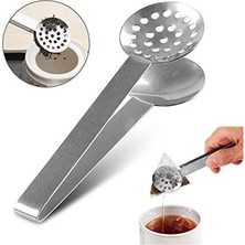 Wangchuang 003 1pc Paslanmaz Çok Fonksiyonlu Çay Poşeti Sıkacağı Mutfak Aletleri Limon Klip Buz Maşası (Yurt Dışından)