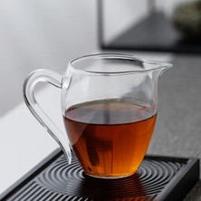 Wangchuang Açık Yeşil Çin Dehua Cam Çay Sürahi Chahai Gongdaobei Cam Çay Aksesuarları Drinkware 335 ml Dolce Moda Çay Demlik Pot (Yurt Dışından)