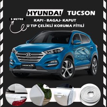 STS Oto Aksesuar Hyundai Tuscon Oto Araç Kapı Koruma Fitili 5metre Parlak Beyaz Renk