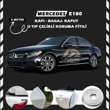 STS Oto Aksesuar Mercedes E180 Oto Araç Kapı Koruma Fitili 5metre Parlak Beyaz Renk