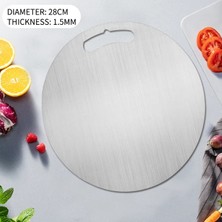 Wangchuang I Paslanmaz Çelik Kesme Mat Tezgahı Gıda Kesme Tahtası Gıda Çok Fonksiyonlu Aletler Ev Mutfak Steril Küf Geçirmez Ped (Yurt Dışından)