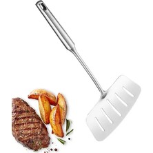 Wangchuang Balık Spatula Yapışmaz Balık Turner Paslanmaz Çelik Spatula Oluklu Spatulalar Balık Filetosu Kabuklu Deniz Ürünleri Omlet Pişirme Saygısız (Yurt Dışından)