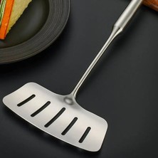 Wangchuang Balık Spatula Yapışmaz Balık Turner Paslanmaz Çelik Spatula Oluklu Spatulalar Balık Filetosu Kabuklu Deniz Ürünleri Omlet Pişirme Saygısız (Yurt Dışından)