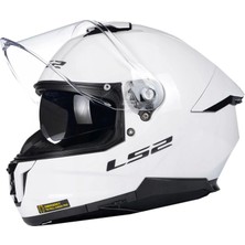 Ls2 Sttream 2 Beyaz Kapalı Kask