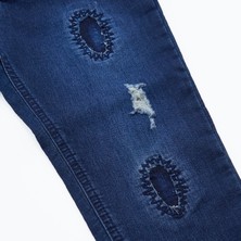 Panço Erkek Çocuk Yıkamalı Denim Pantolon