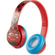 Bluetooth Kulaklık Disney Pixar Cars Arabalar Mikrofonlu Kablosuz Çocuk Kulaklığı Lisanslı DY-2004-C