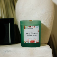 Homerium Yeni Yıl Serisi Mint Yeşili Soya Mumu 250 gr