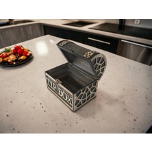 Mimozaavm Klitli Tip Box Bahşiş Kutusu ve Kumbara Sandık Tipi Ahşap Tipbox