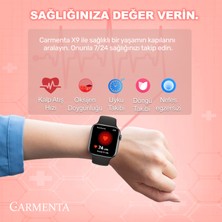 Carmenta X9 Akıllı Saat - 2 Inç Ekran Konuşma Özellikli 4 GB Hafıza 100+ Spor Modlu Akıllı Saat - Ios/android