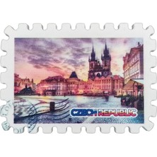 Dünyadan Hediyeler Çek Cumhuriyeti Temalı Pul Magnet