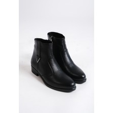 Deri Kadın Günlük Bot Bootie KCM-0028