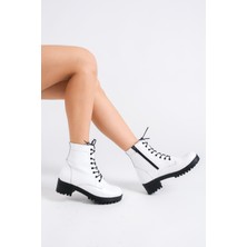 Deri Kadın Günlük Bot Bootie KCM-0035