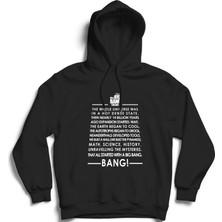 The Fame The Big Bang Theory, Theme Song, Intro, Giriş Müziği Kapüşonlu Sweatshirt Hoodie
