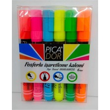 Fosforlu Işaretleme Kalemi 6 Renk