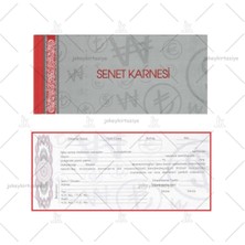Türk Lirası Senet Karnesi (50 Yaprak)