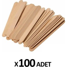 Ahşap Dil Çubuğu Naturel 100'LÜ Paket Geniş 150*18 mm Çx