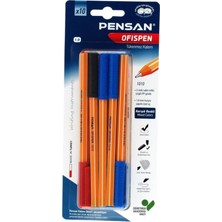 1010 Ofispen Tükenmez Kalem 1 mm Mavi-Siyah-Kırmızı (10 Lu Set) PE01010TKKRMT10