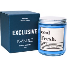 K-Andle Cool Fresh Kokulu Cam Mum 200GR.
