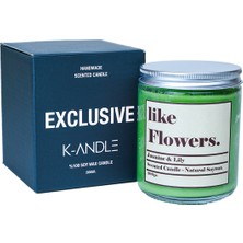 K-Andle Like Flowers Kokulu Cam Soya Mum 200GR